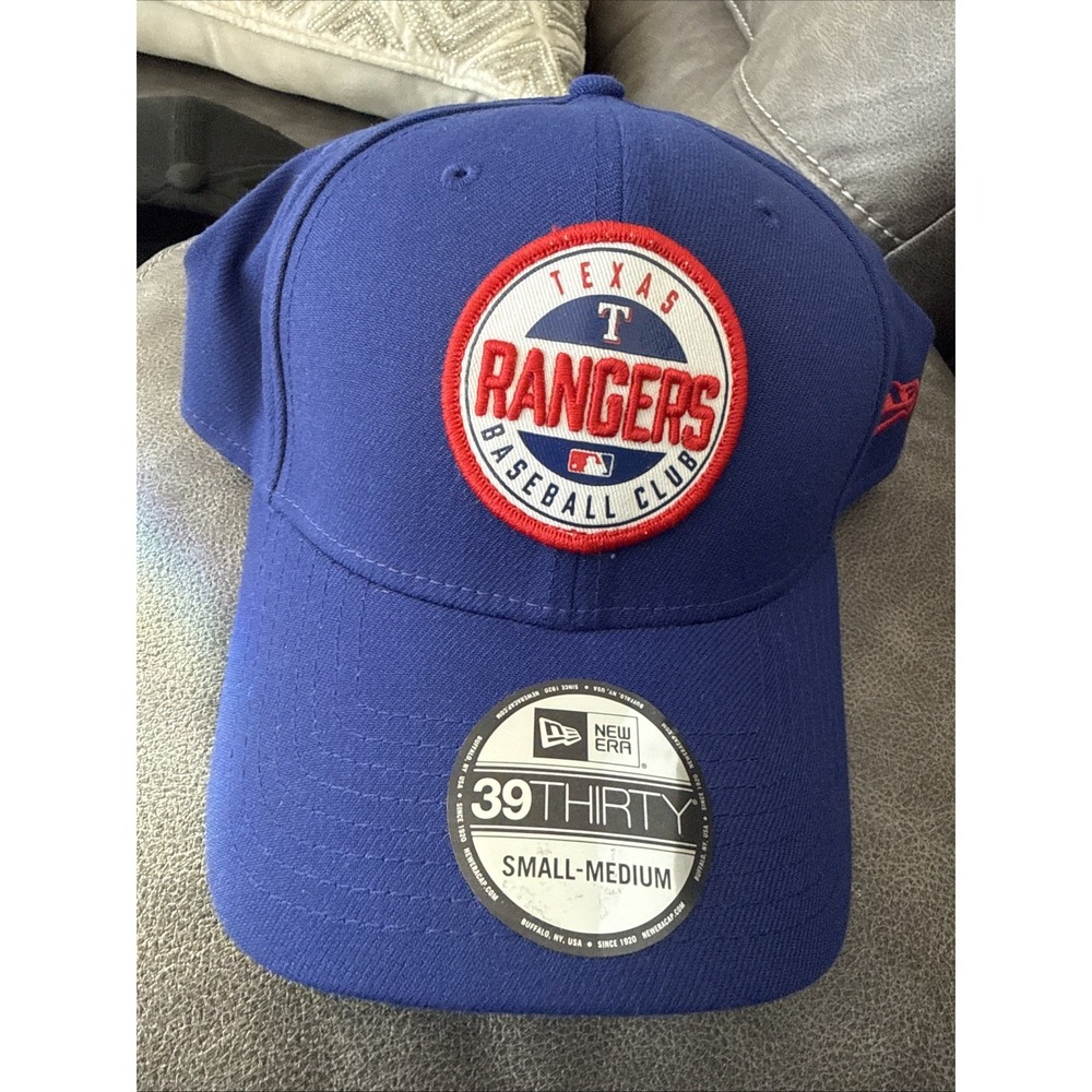 New Era 39THIRTY MLB‎ Texas Rangers Mens Fitted Baseball Club Hat Cap Size S/M